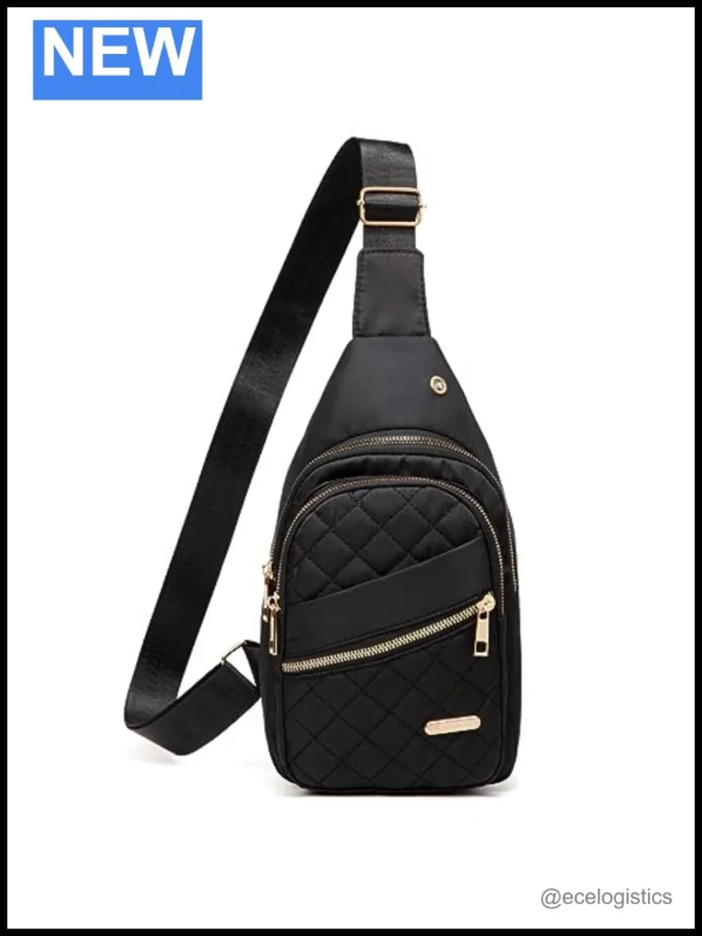 Small Sling Backpack Crossbody for Women, Nylon Daypack Hiking Travel Chest Bag
